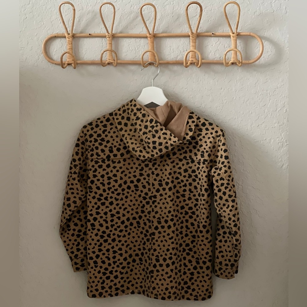 Jaggery girls jacket, animal print